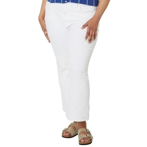 NWT Madewell Kick Out Crop Jeans in White - Picture 1 of 15